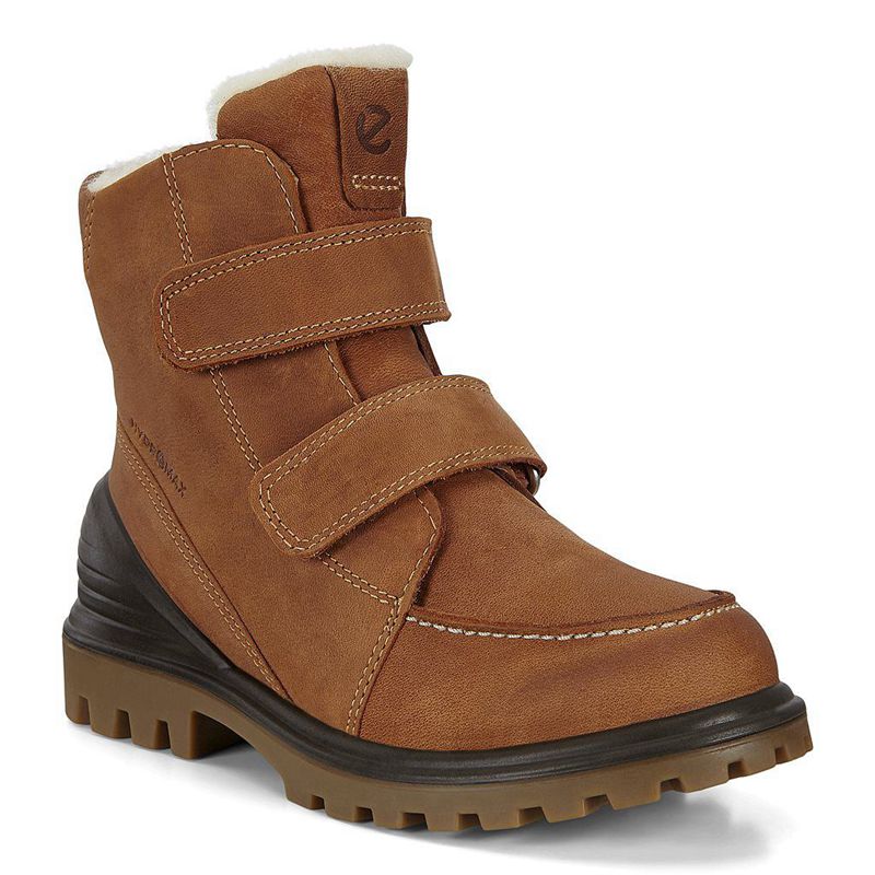 Kids Ecco Tredtray K - Boots Brown - India GQJUAI736